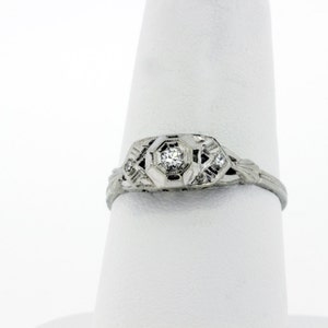 14K Trio Diamond Ring with Octagonal Head image 5