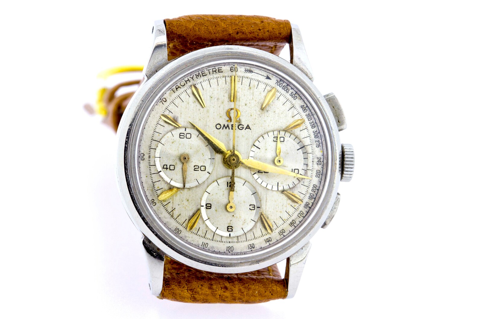 Omega Tachymetre Stainless Steel Wrist Watch Etsy