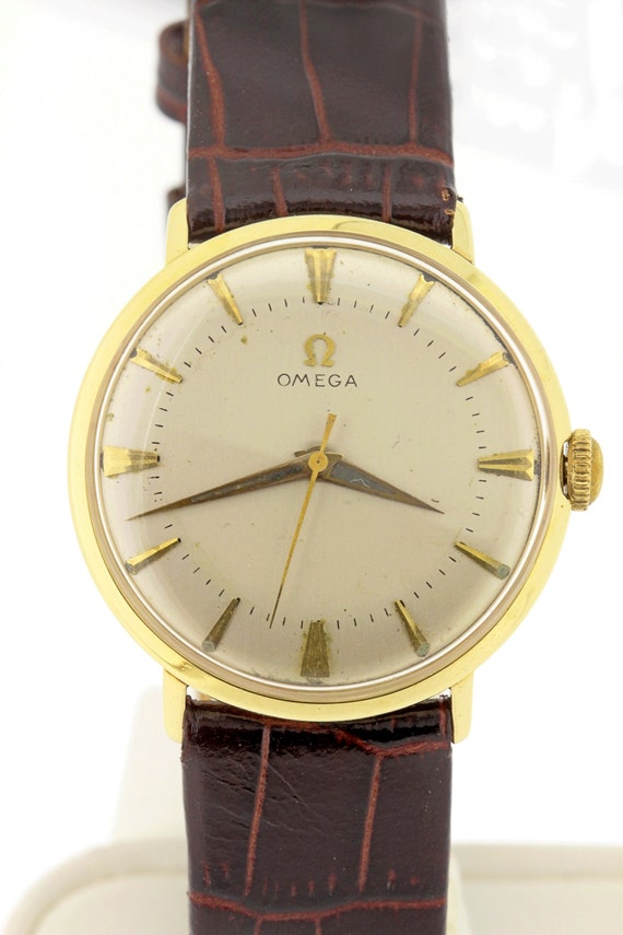 14K Gold Omega Wrist Watch Swiss Movement Gem