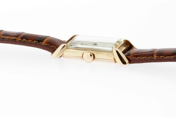 14K Rose Gold Bulova Wrist Watch - image 5