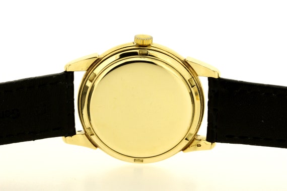 1950s Vintage Omega Wrist Watch 18K Yellow Automa… - image 7