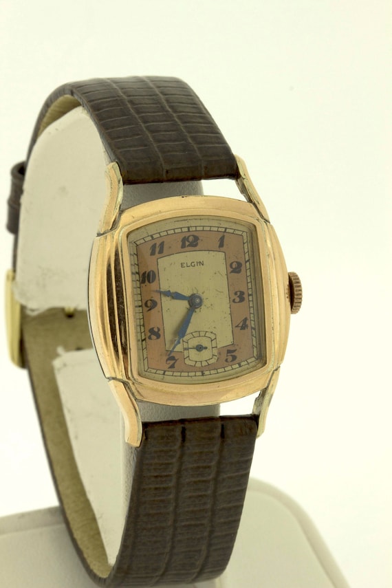 10K Rose Gold Filled Vintage Elgin Wrist Watch