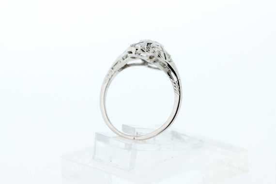18K Gold Diamond Filigree Finger Ring  - image 5