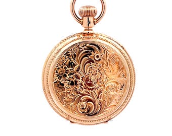 アンティーク 18K メルモッド、ジャカード＆カンパニー 懐中時計