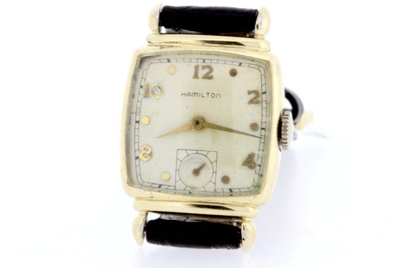 14K Goldfilled Hamilton Wrist Watch 1940s Etsy Canada