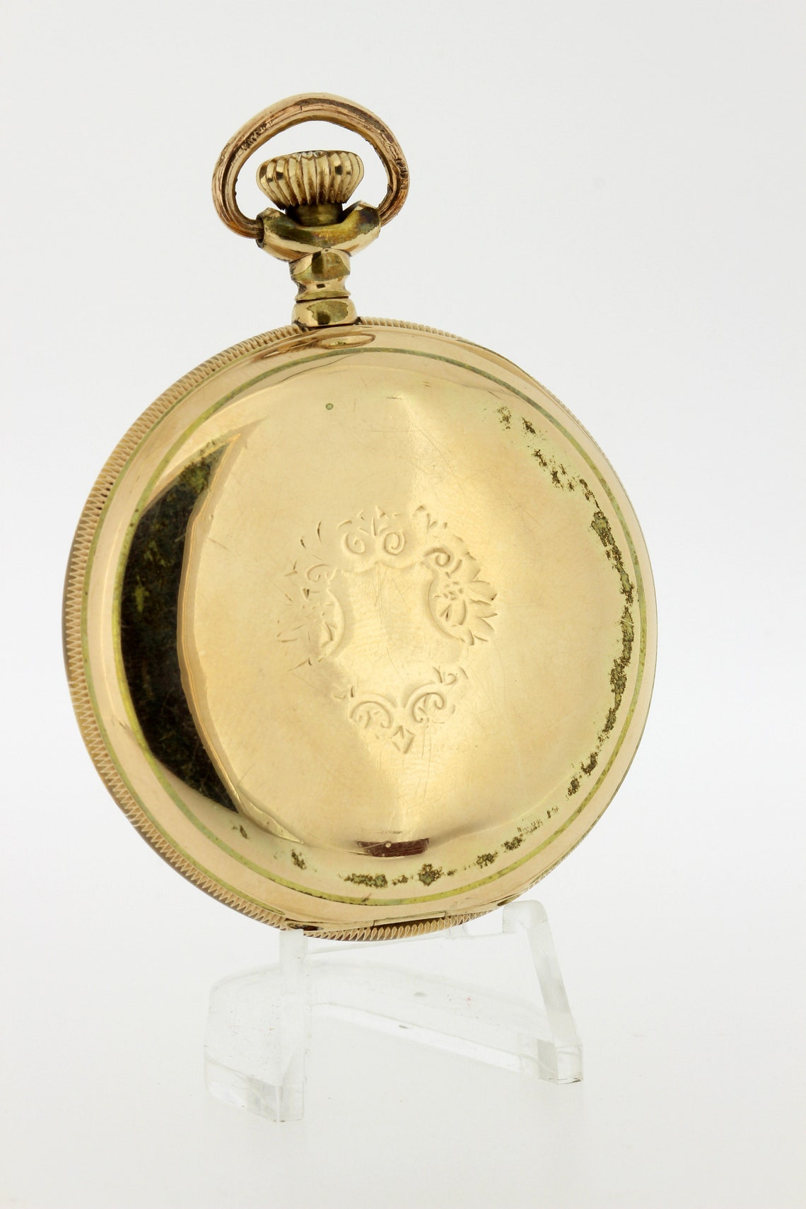 Vintage Howard Pocket Watch Gold Filled 17 Jeweled Movement Etsy