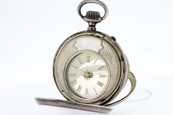 antique silver watch