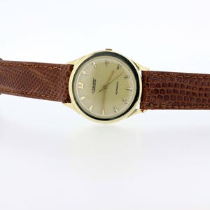 1960s Ulysse Nardin Chronometer Automatic Wrist Watch 14K Gold image 7