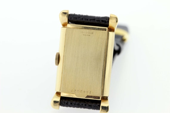 14K Gold Bulova Wrist Watch  - image 3