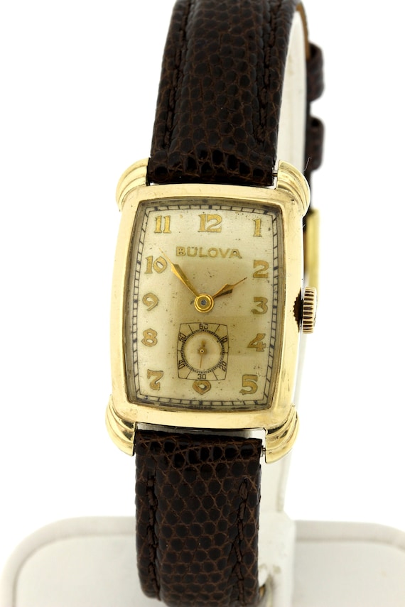 1950s Vintage Bulova Wrist Watch Gold Filled case