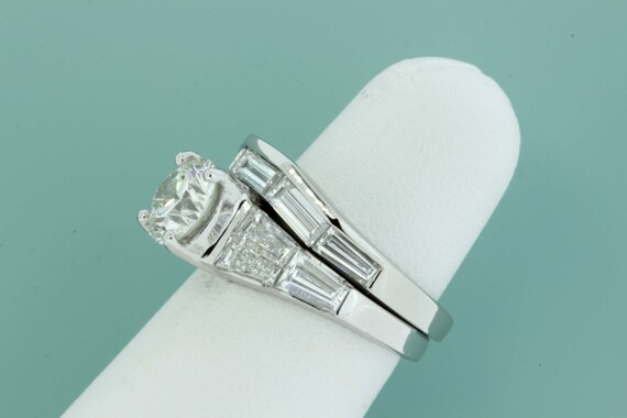 Platinum Diamond  Wedding Set - image 3