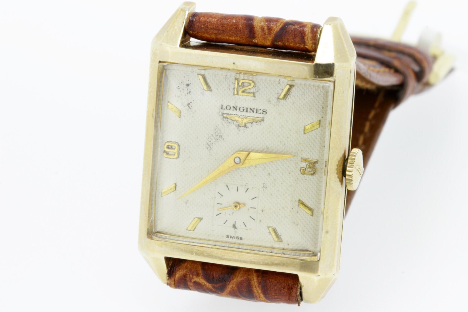 10K Gold Filled Longines Wrist Watch Etsy