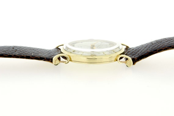 Vintage Benrus 14K Yellow Gold Wrist Watch 17 Jew… - image 4