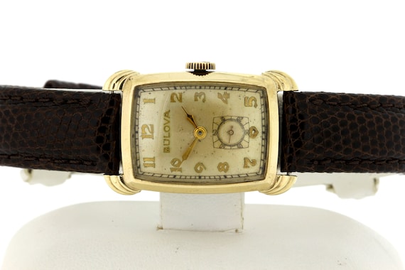 1950s Vintage Bulova Wrist Watch Gold Filled case - image 3
