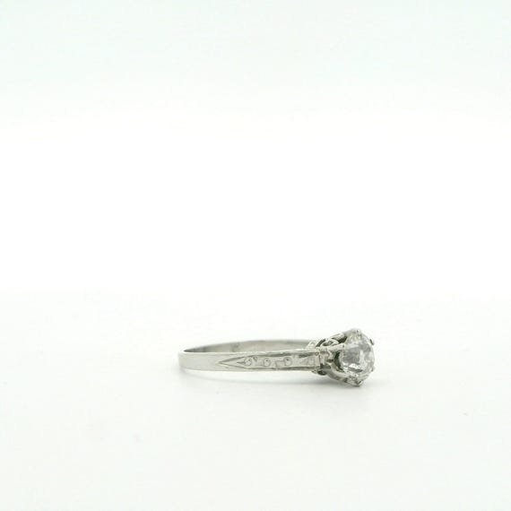 1930's Solitaire Diamond Ring - image 4
