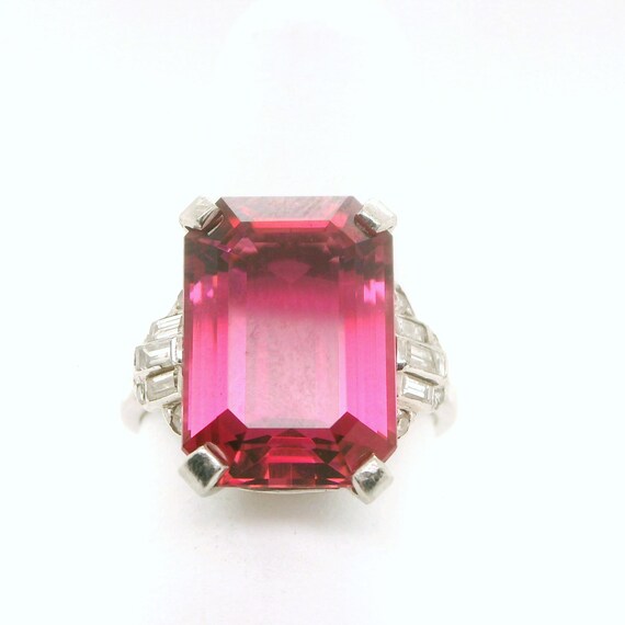 Platinum Tourmaline Ring - image 6