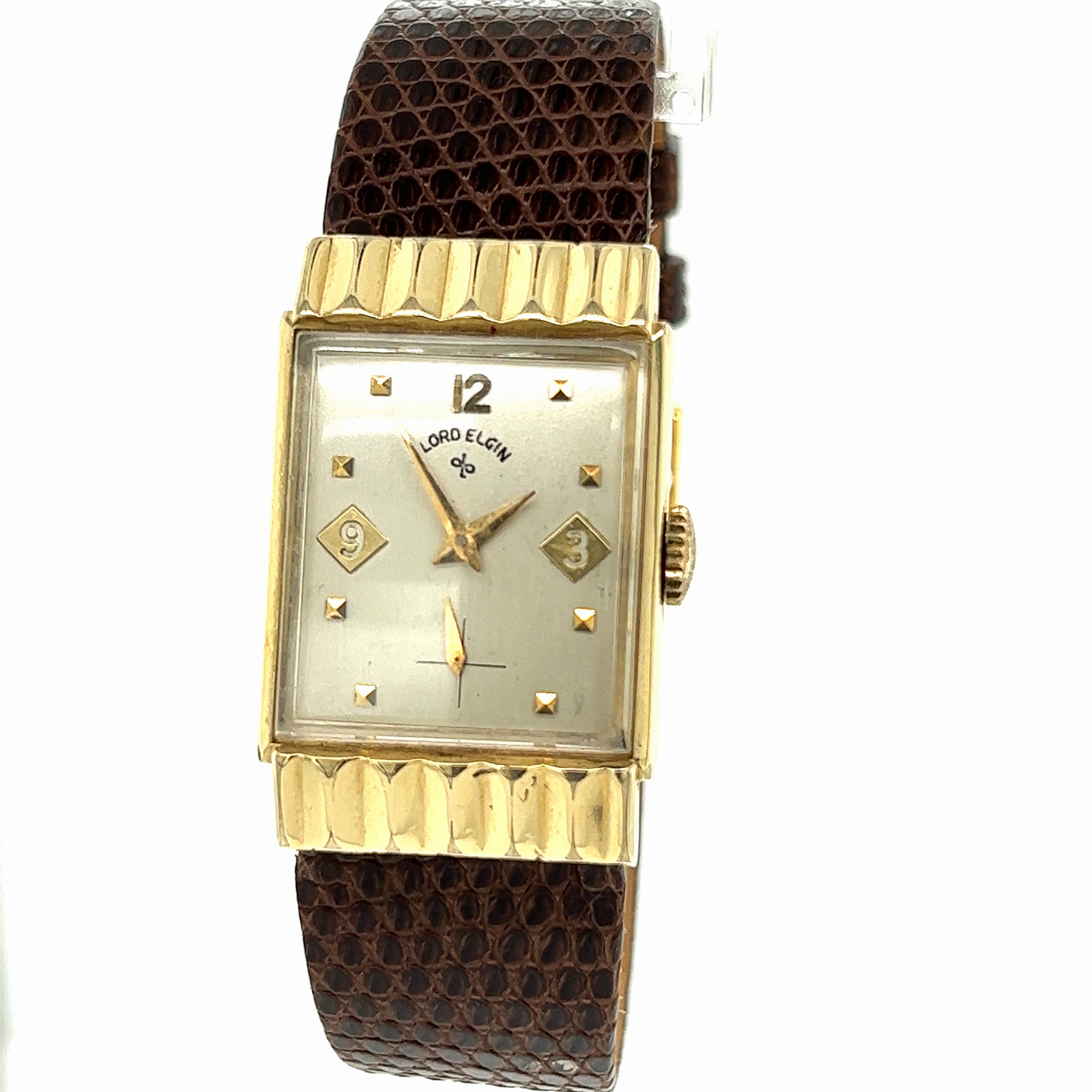 Reloj banado en oro de 14 quilates de Lord Elgin Etsy Mexico