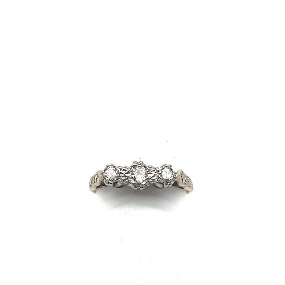 Three-Stone Diamond Ring - image 1