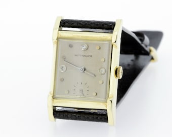 Vintage Wittnauer Diamond Accent Watch: 10K Gold Filled  display picture 3