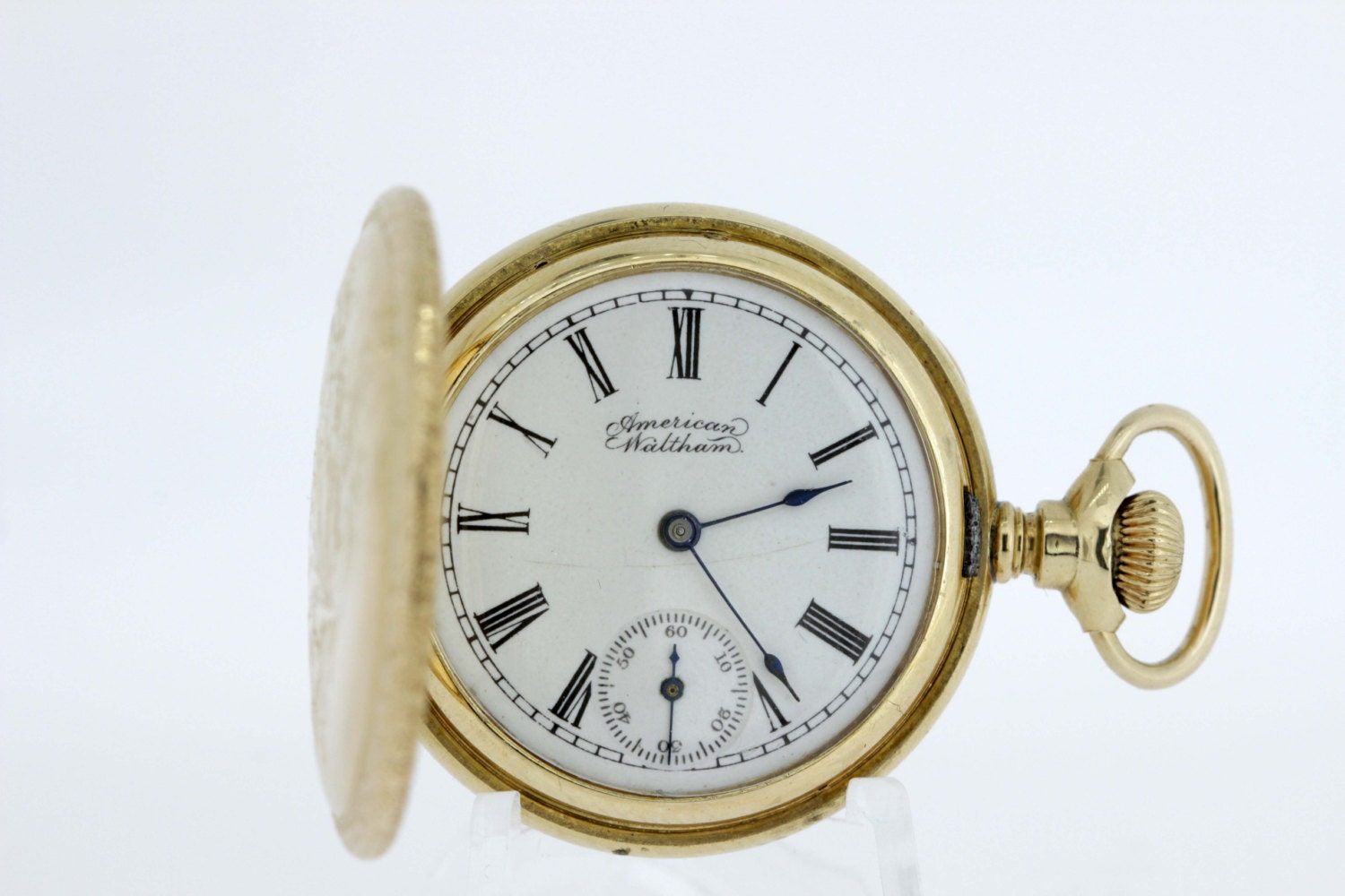 14K Oro Americano Waltham Orologio da tasca | Etsy Italia