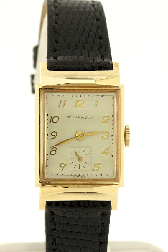 14K Yellow Gold Wittnauer Wrist Watch 