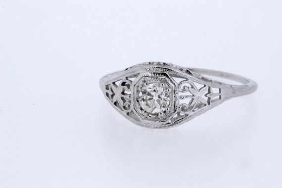 Diamond Ring 18K Gold with Hearts, Stars, and Flo… - image 3