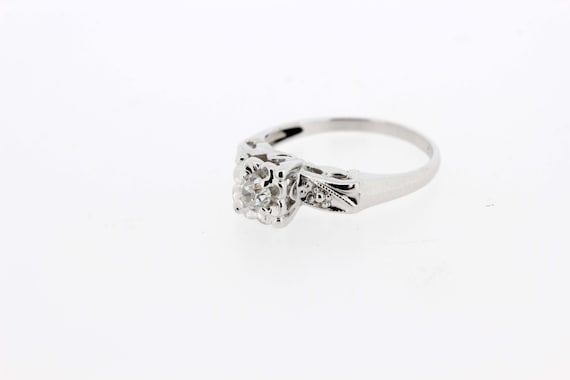 Quarter Carat Diamond Solitaire Ring 14K Gold 
