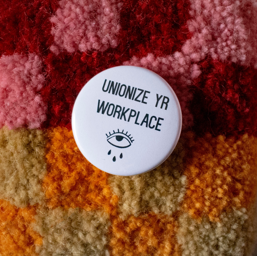 Equity Union Button Pin Unionize Yr Workplace - Pro-worker Union Pin Button - 1 1/2 Inch Pin ...