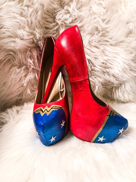 wonder woman high heels