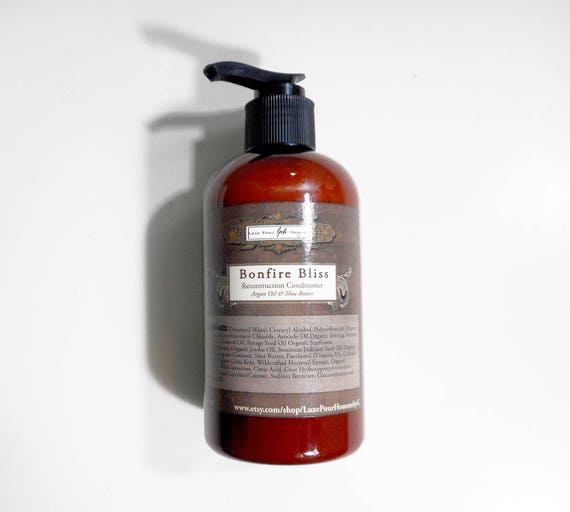 Bonfire Bliss Organic Hair Conditioner For Men Bonfire Etsy