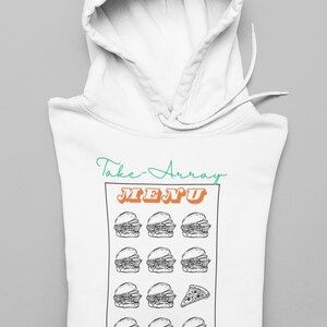 Take Array Menu Math Pun Hoodie | Funny Programming Nerd Sweatshirt