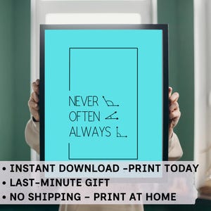 GEOMETRY PUN — Printable Poster — 8.5x11" & 11x17"