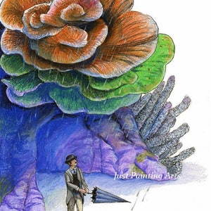 20% de descuento monti cap cave, coral, vida marina, arrecife - Art Print 8.5 x11 (tamaño carta)