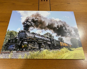 Union Pacific Big Boy steaming through Ware Illinois during its 2021 tour