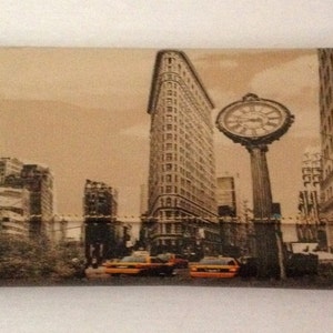 Monedero de mujer Nueva York Monedero De hierro plano construcción nueva York Monedero de mujer Bolso de nueva York regalos de la ciudad fresca regalos para ella