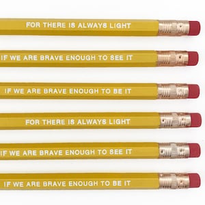 Amanda Gorman inspirational pencil set inspirational women gift idea under 15 be you motivational pencils feminist school supplies image 1