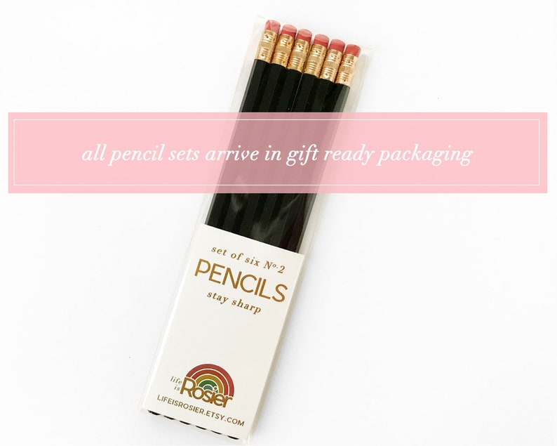 Amanda Gorman inspirational pencil set inspirational women gift idea under 15 be you motivational pencils feminist school supplies image 2