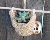 Hanging Sloth Planter