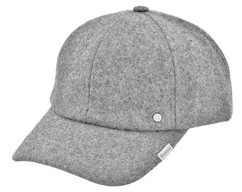 colorblock wool baseball cap