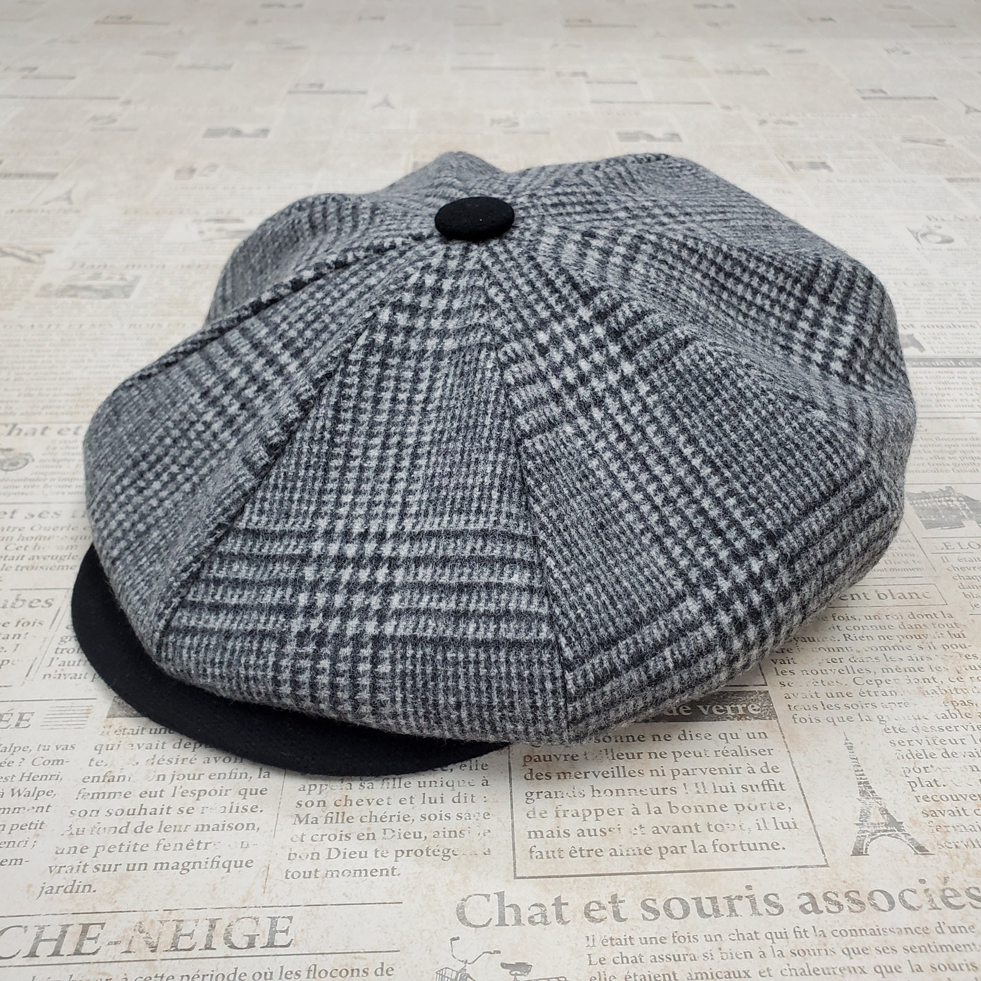 Combo Wool Patch Apple Newsboy Caps Made In Usa Etsy