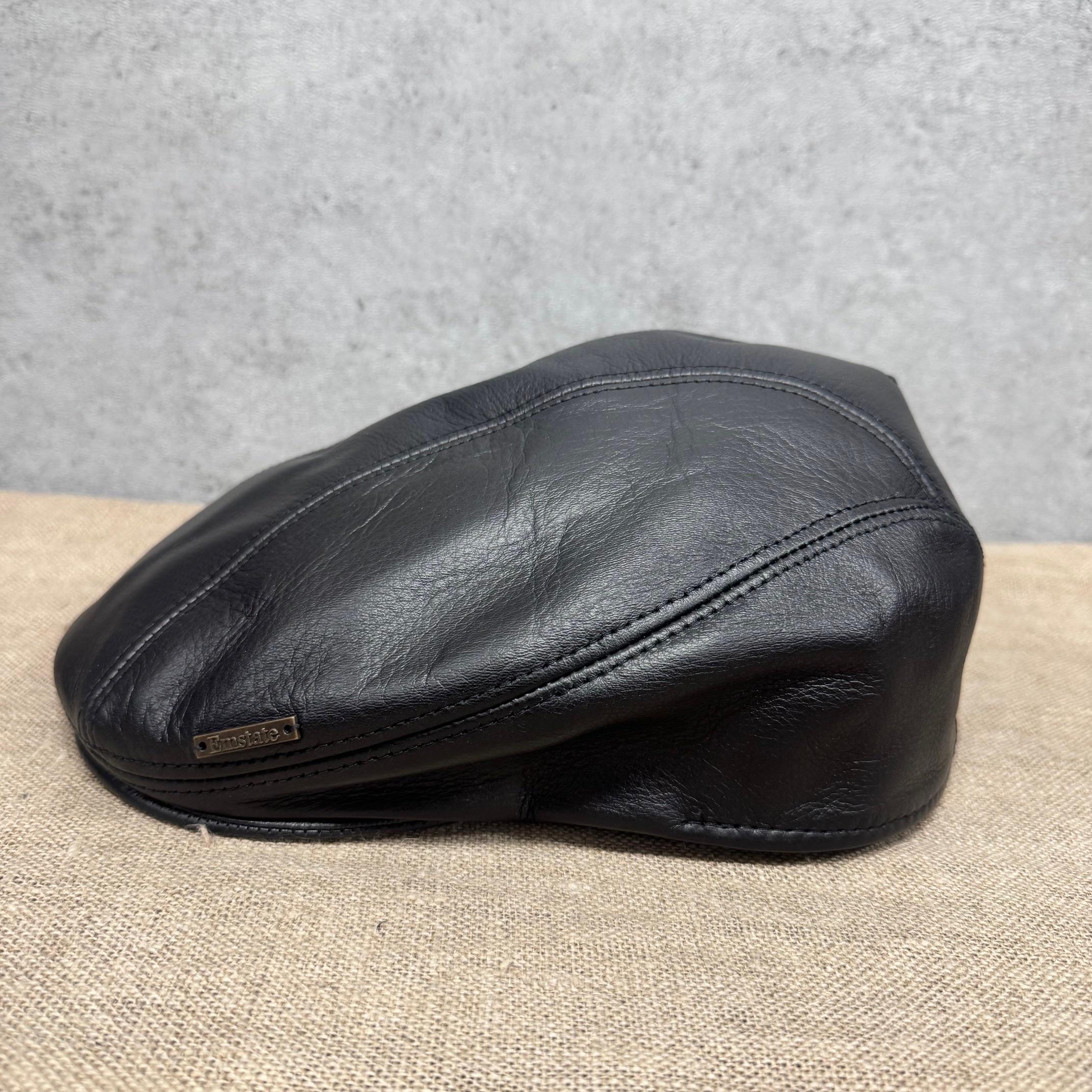 Vintage Leather Ivy Cap, USA Made Gatsby Hat, Flat Cap - Etsy