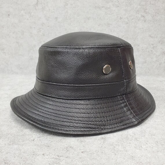 Siena Cowhide Leather Bucket Hat Made 