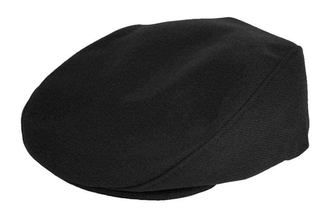 Unisex Black Wool Ivy Driving Golf Flat Cap Made in USA Etsy