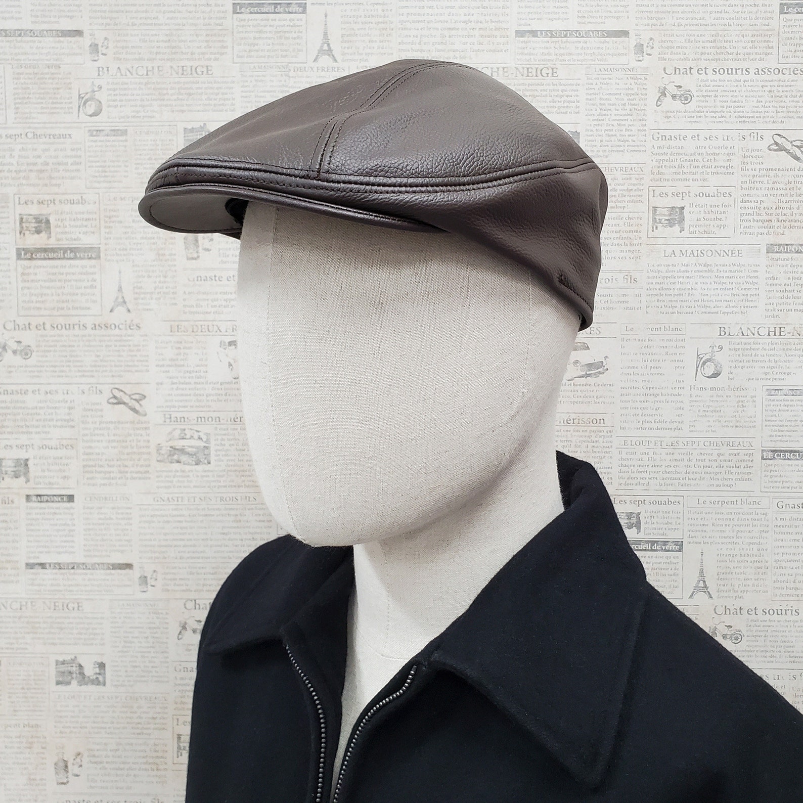 Emstate Leather Ascot Ivy Driver Cap Made in USA Various - Etsy