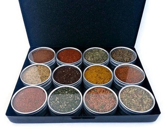 Personalized Dad Gift, Father's Day Gift, for Husband, Men's Gift Idea, BBQ rub sampler, seasoning rubs, spicy rubs, guy gift, foodie gift