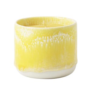 Beeswax Candle - Sip Cup Yellow
