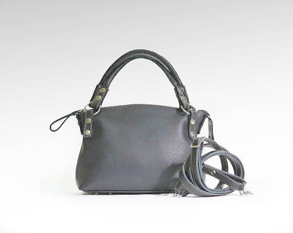 dark gray purse