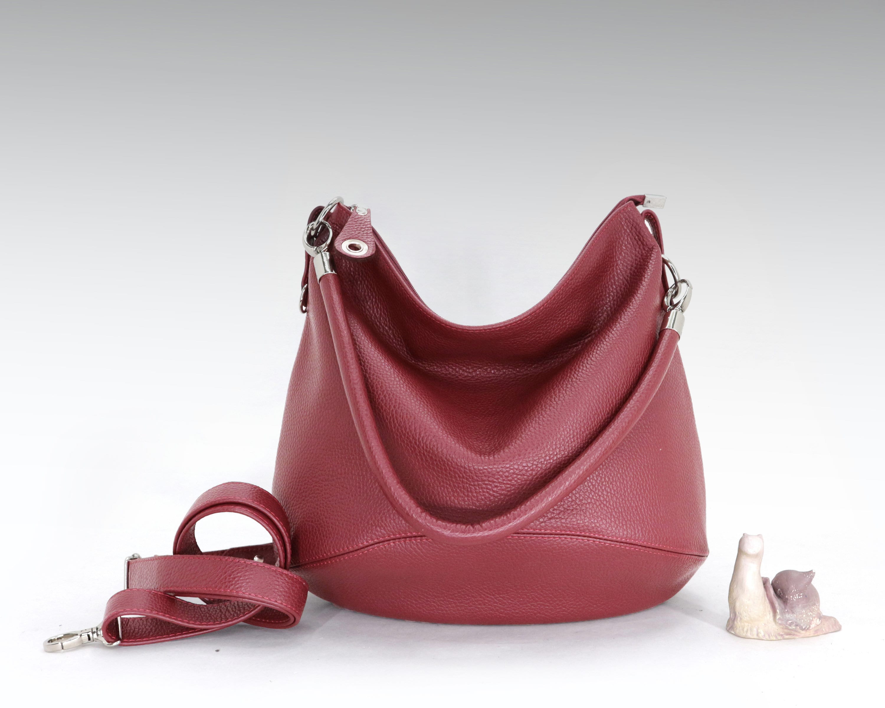 hobo bag with zipper