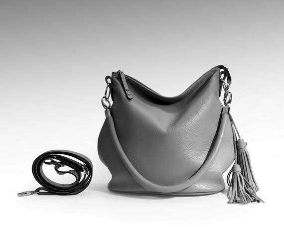 Leather Crossbody Bag Leather Shoulder Handbag Hobo Bag | Etsy