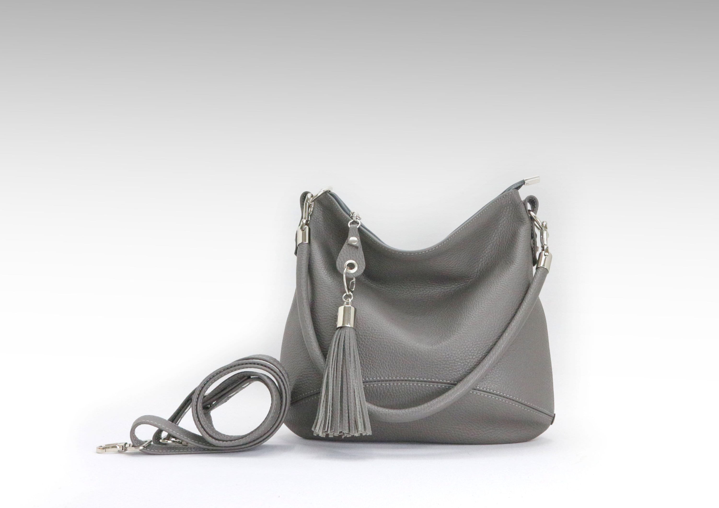 Gray Crossbody Bag Etsy